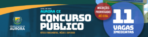Banner Concurso Público Aurora Ceará